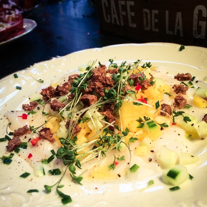 carpaccio pilgrimsmussla carpaccio pilgrimsmussla