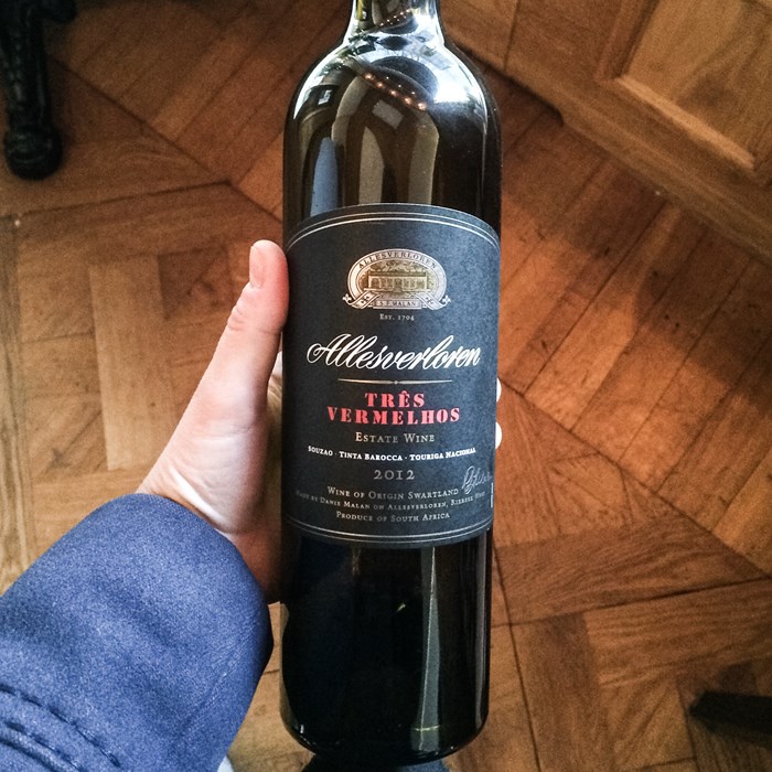 2012 Allesverloren, Tres Vermelhos 2012 Allesverloren, Tres Vermelhos