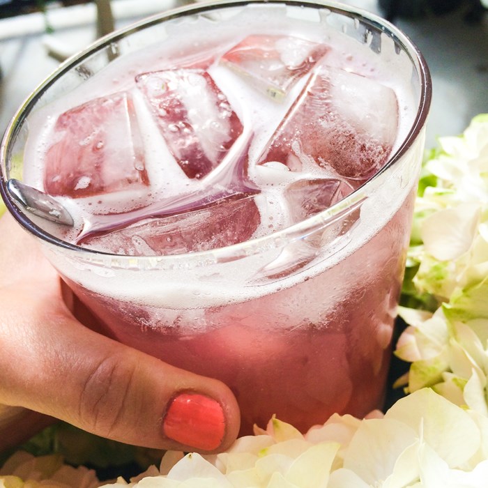 Rabarber gin fizz Rabarber gin fizz