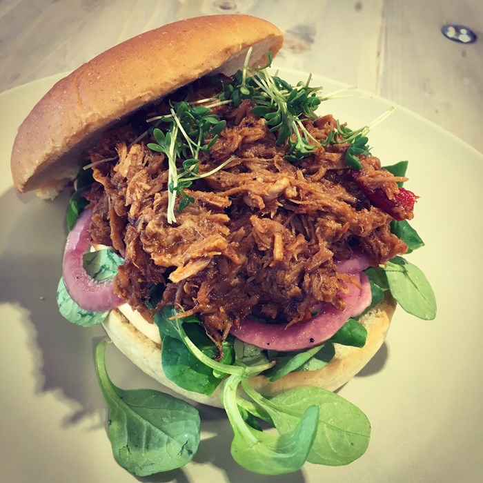 DLB's Pulled pork burger DLB's Pulled pork burger