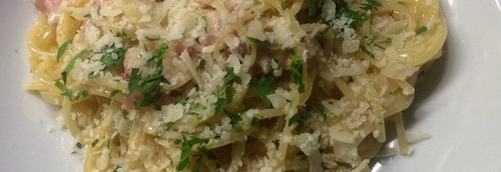 carbonara på bacon