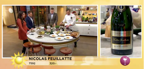 Champagne till veganrätten