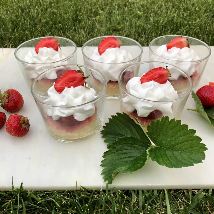 jordgubbsdessert jordgubbsdessert