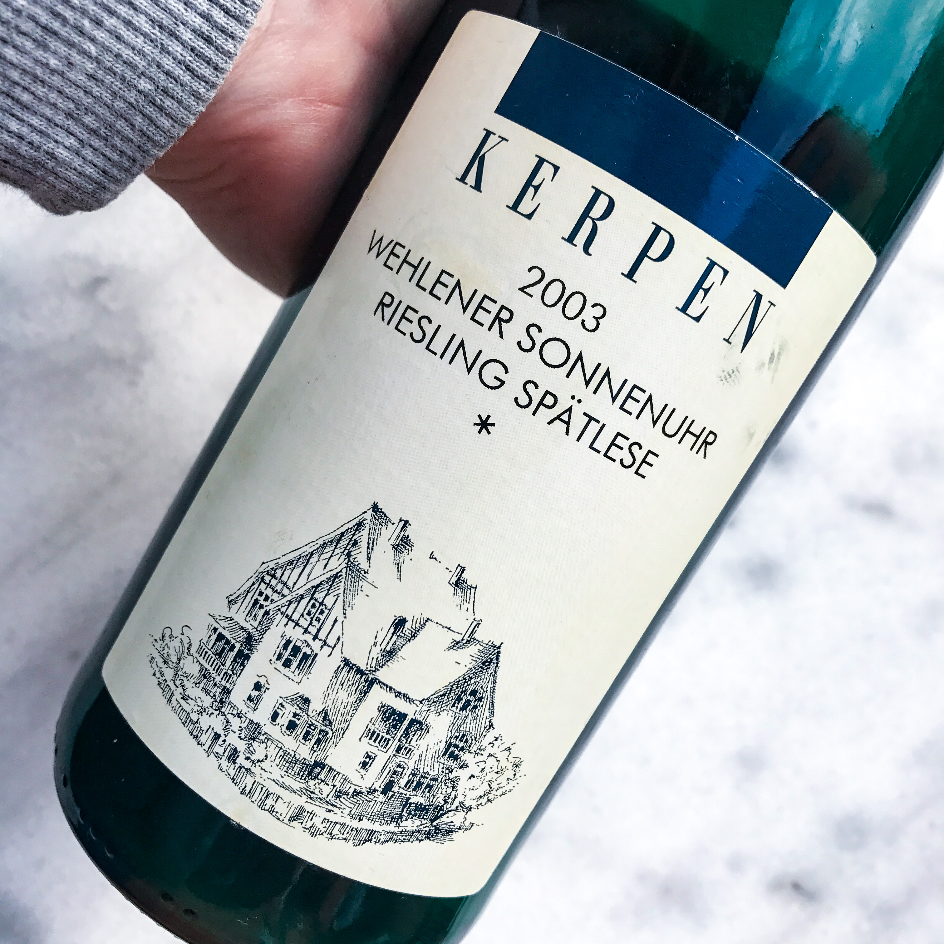 Kerpen Wehlener Sonnenuhr Riesling Spätlese 2003