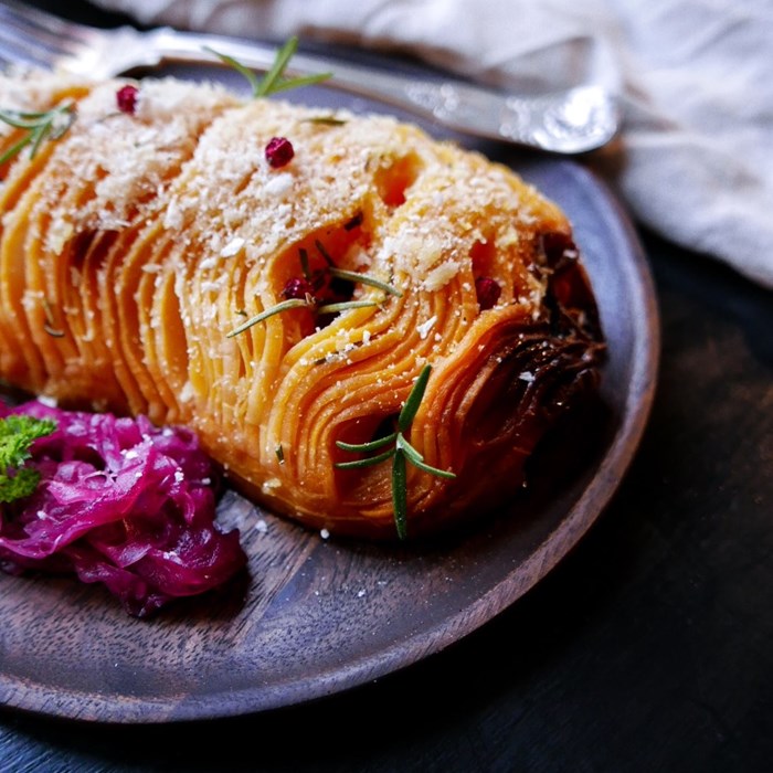 Hasselbacksbutternut squash Hasselbacksbutternut squash