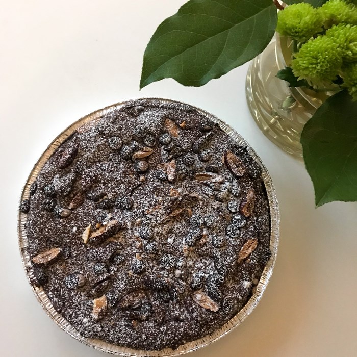 kladdkaka med valenciamandlar kladdkaka med valenciamandlar