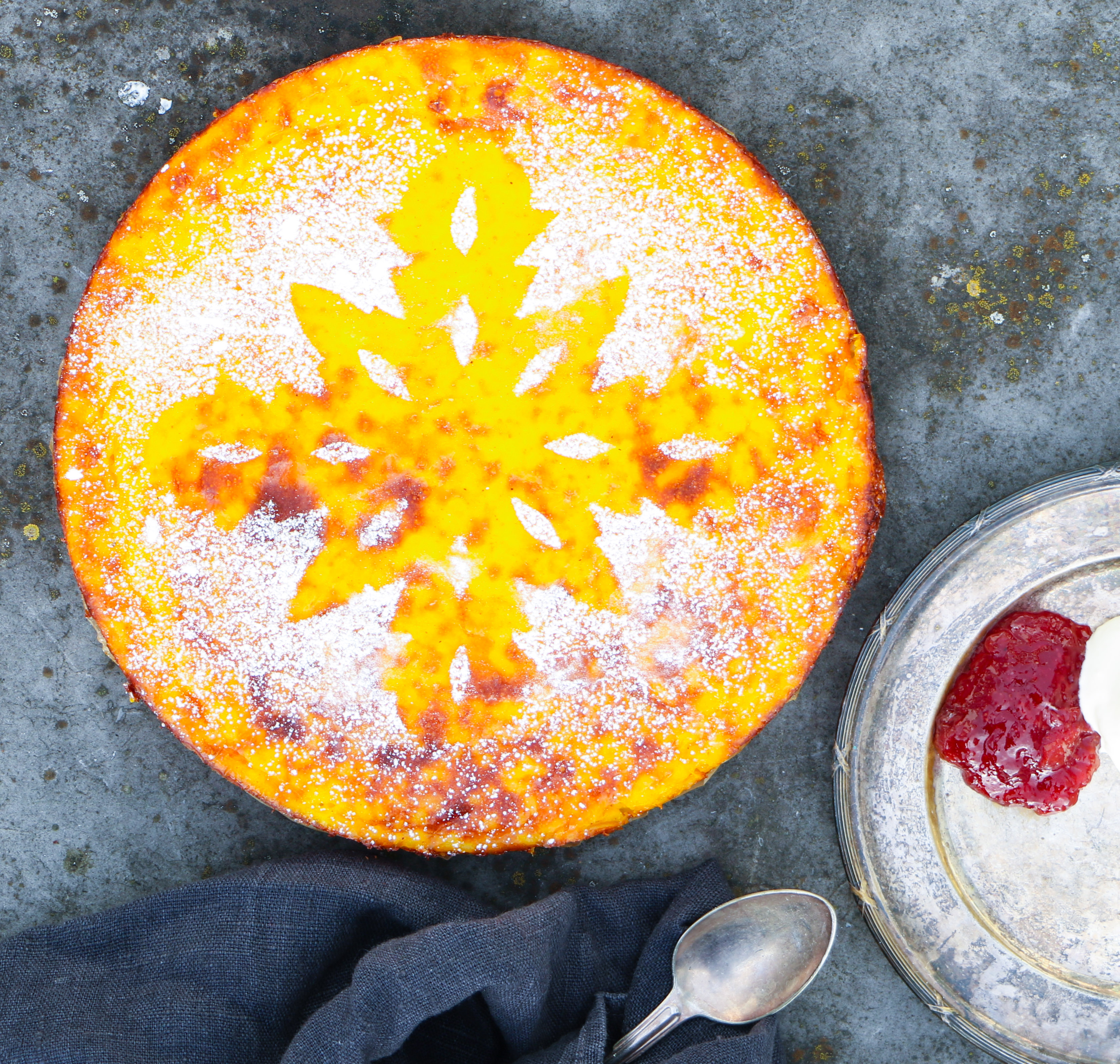 Gotländsk saffranspannkaka