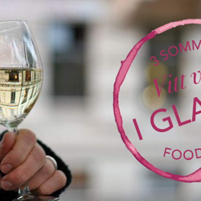 i glaset - vitt vin i glaset - vitt vin