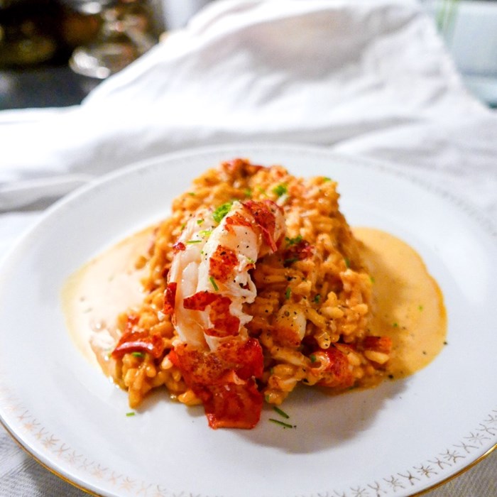 hummerrisotto med hummerskum hummerrisotto med hummerskum