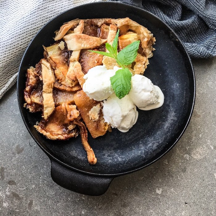 Smördegspaj med ananas Smördegspaj med ananas