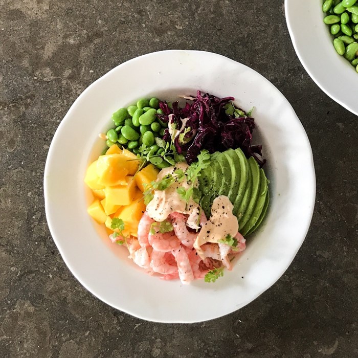 räksallad poke bowl räksallad poke bowl