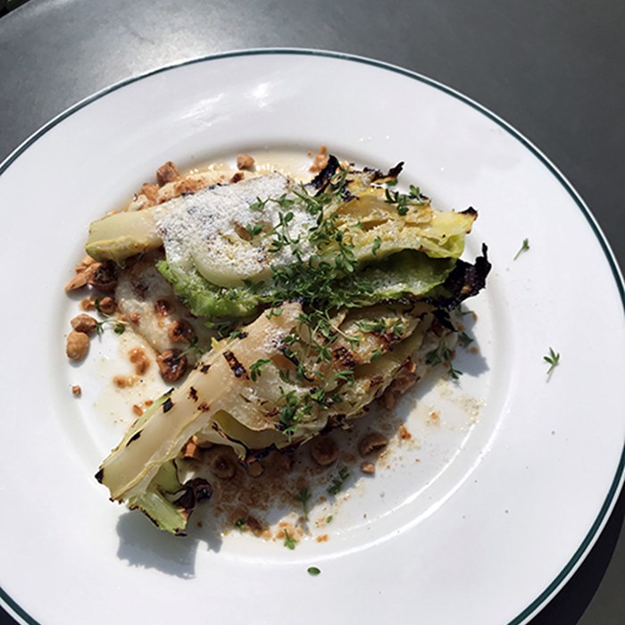grillad kål grillad kål