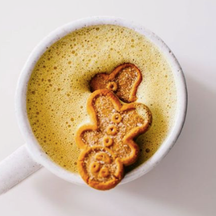 Pepparkakslatte med gurkmeja Pepparkakslatte med gurkmeja