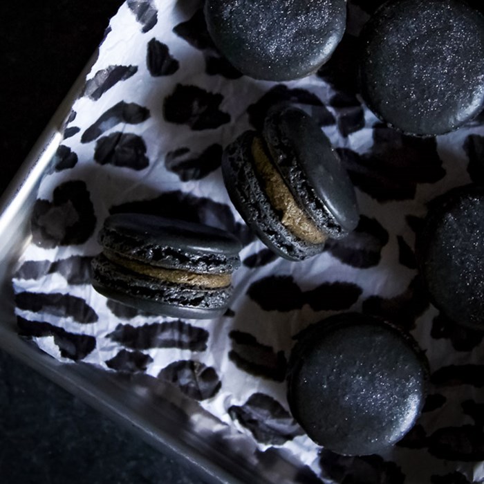 Salty Licorice Macarons Salty Licorice Macarons