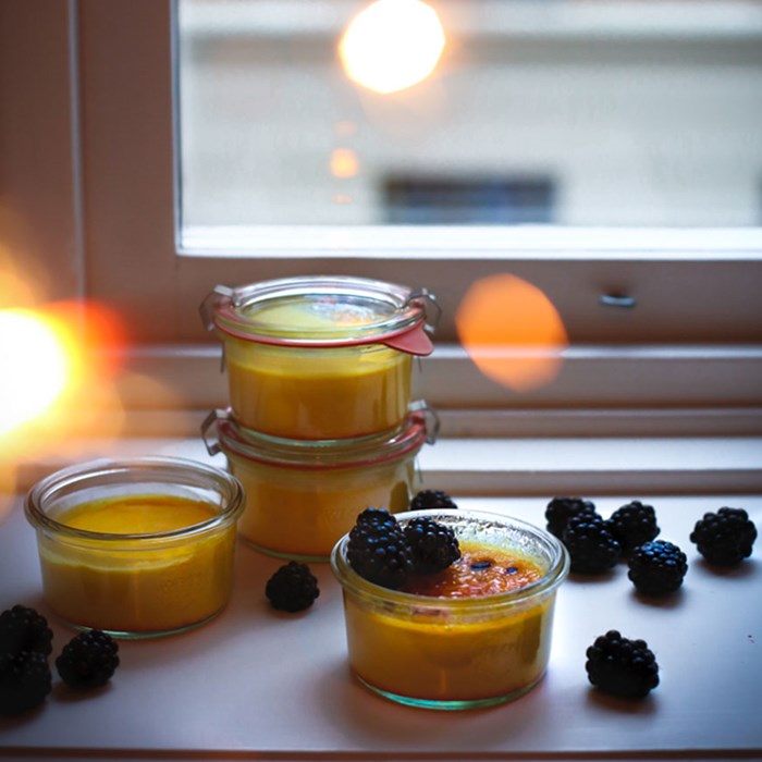 Saffrans Crème Brûlée - Sous Vide Saffrans Crème Brûlée - Sous Vide