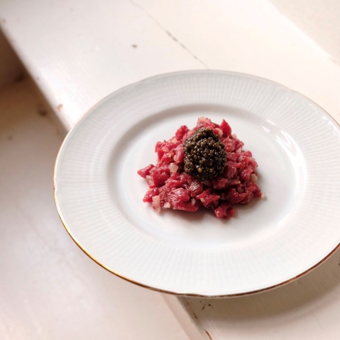 Tatar med kaviar - oscietra caviar Tatar med kaviar - oscietra caviar