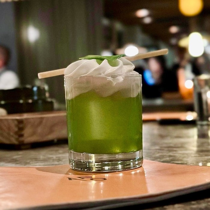 Thai basil APO signatur cocktail Thai basil APO signatur cocktail
